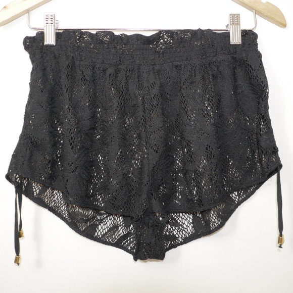 Victoria's Secret Lace Floral Sheer Shorts Size S - Picture 3 of 9